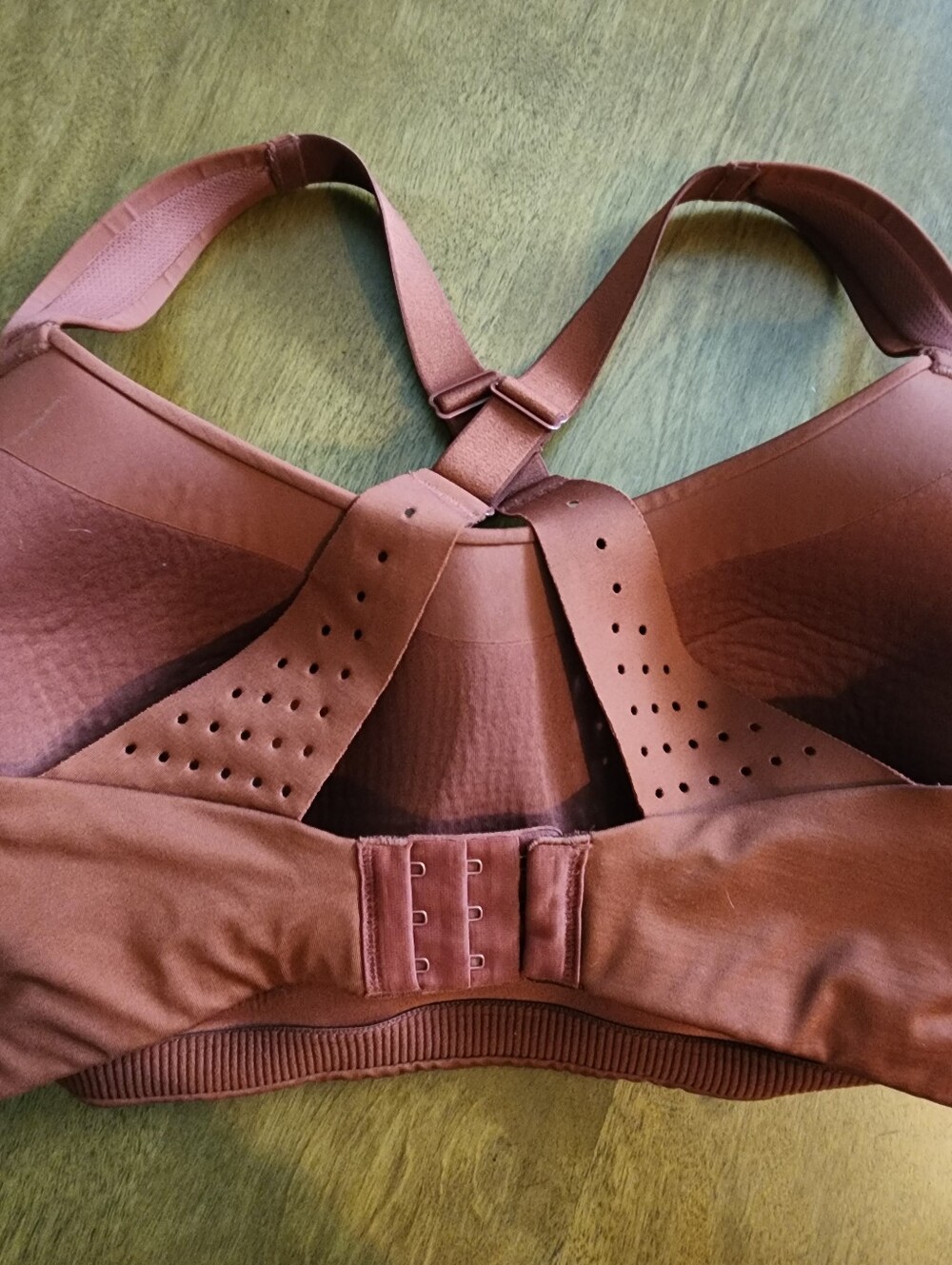 Calia Women's Empower High Impact Sport's Bra - Red Brown - Size 36D - Picture 5 of 6